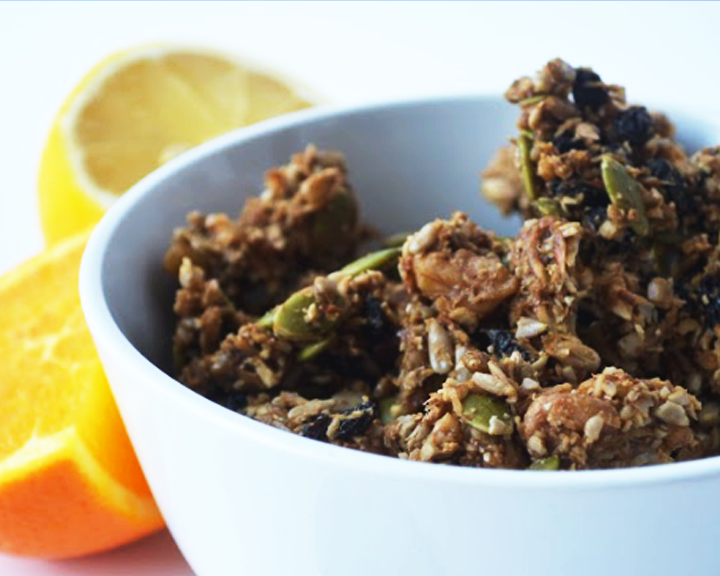 Sunny Citrus Sprouted Nut Granola