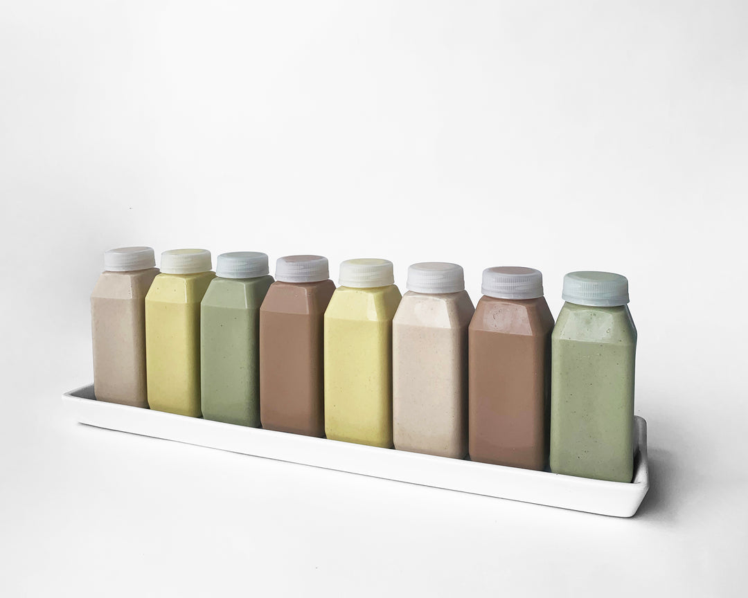 Line of sprouted nuts organic superfood smoothies