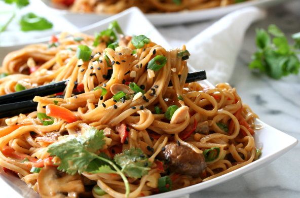 Spicy Thai Peanut Noodles