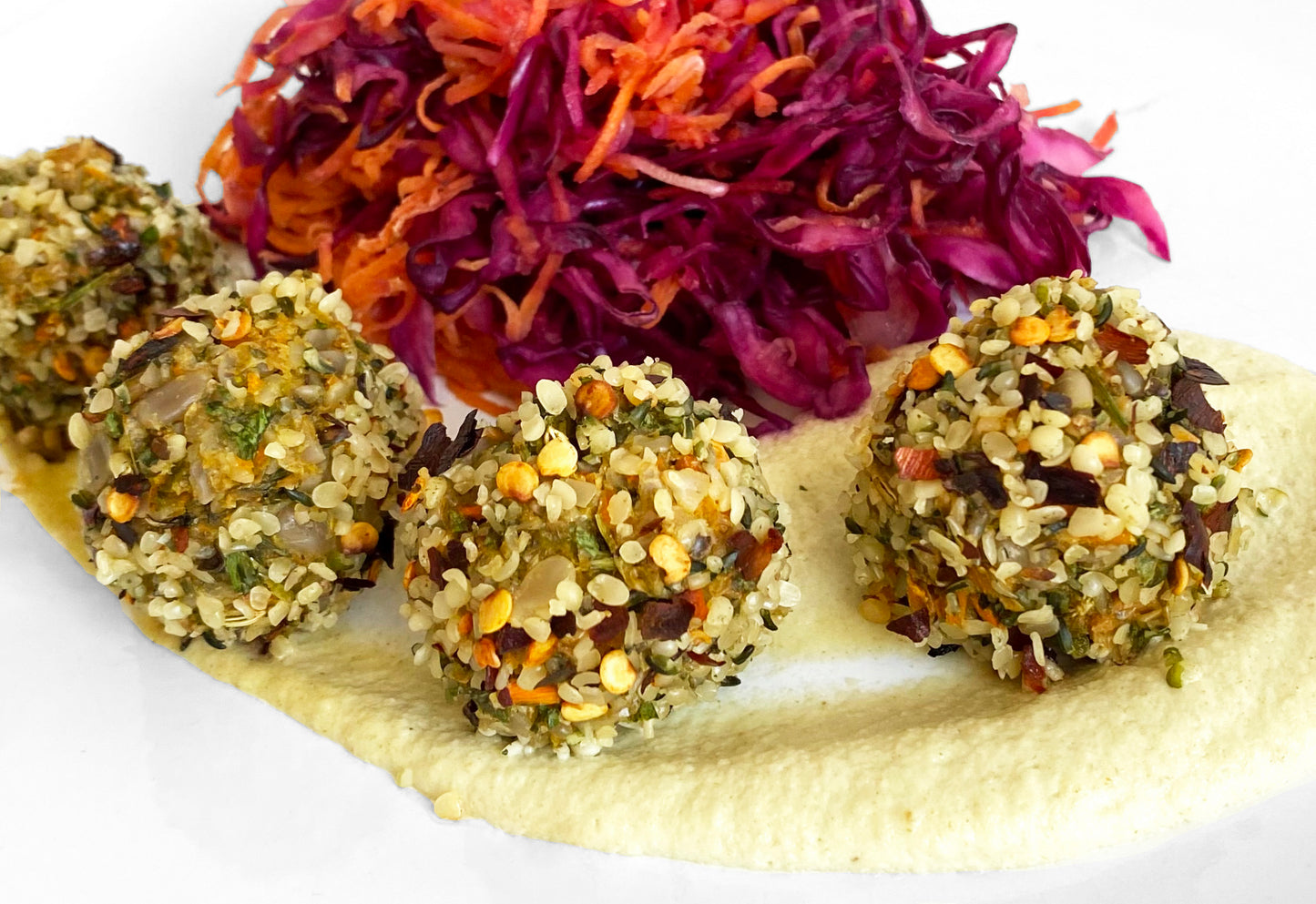 Baked Sunflower Seed Falafel