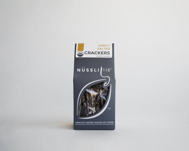 Organic vegan raw sprouted simply salted seed crackers by Nussli118.